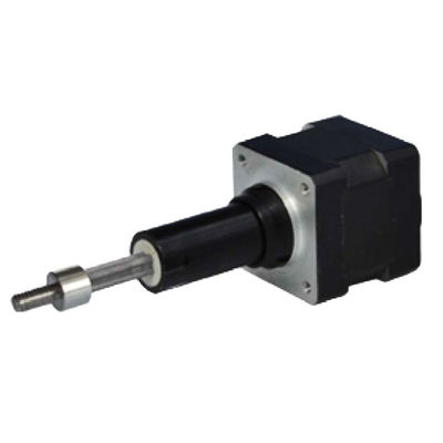 kopen 35LHS Series Six Wires Double Shaft 250N Force 2 Phase Nema14 Captive Hybrid lineaire stappenmotoren lineaire accuators online manufacture