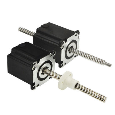 Nema23 Captive Double Stack Stepper Motor 990N Kracht 2 Fase 4 Draad Stepper Motor