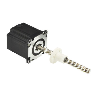 57LHS3004E-200 Vier draden 100N Kracht 2 Fase Nema23 Externe moer Hybride lineaire stappenmotoren Lineaire accuators